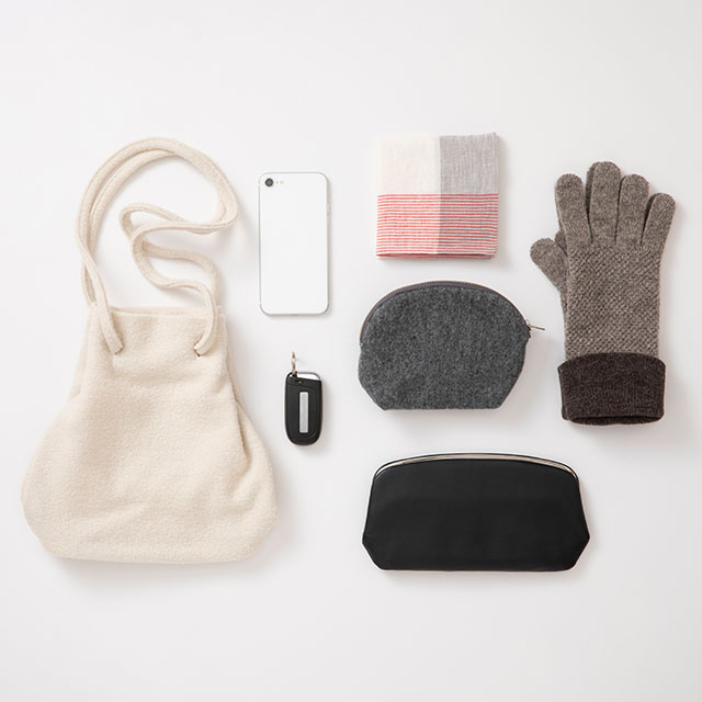 【WEB限定】圧縮ブークレー巾着バッグ