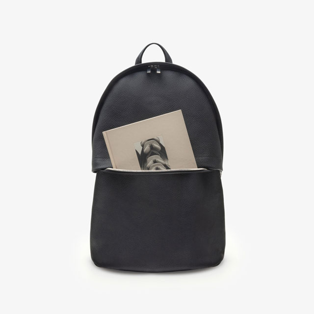 THE DAY PACK leather BLACK
