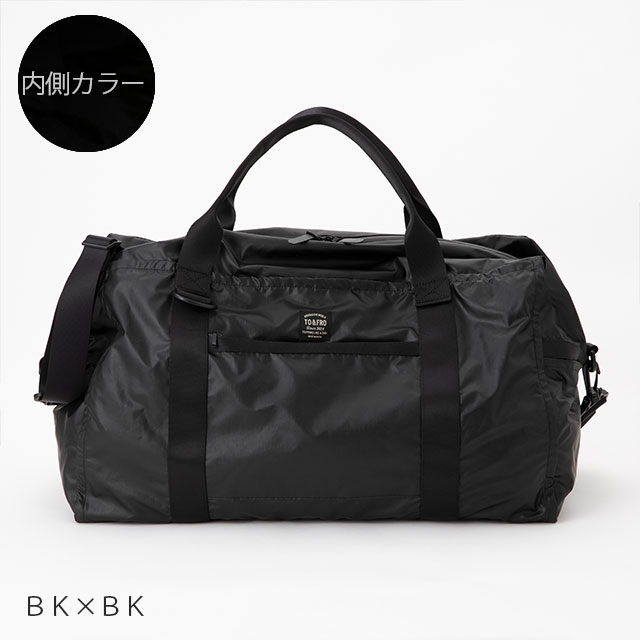 BOSTONBAG　-PREMIUM- BLACK×BROWN Synthetic Leather