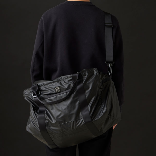 BOSTONBAG　-PREMIUM- BLACK×BROWN Synthetic Leather