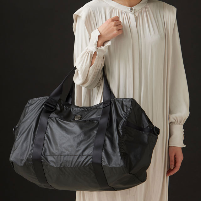 BOSTONBAG　-PREMIUM- BLACK×BROWN Synthetic Leather