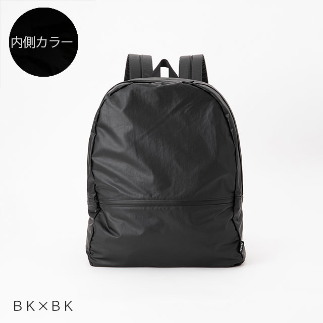 BACKPACK　-PREMIUM- BLACK×BROWN Synthetic Leather