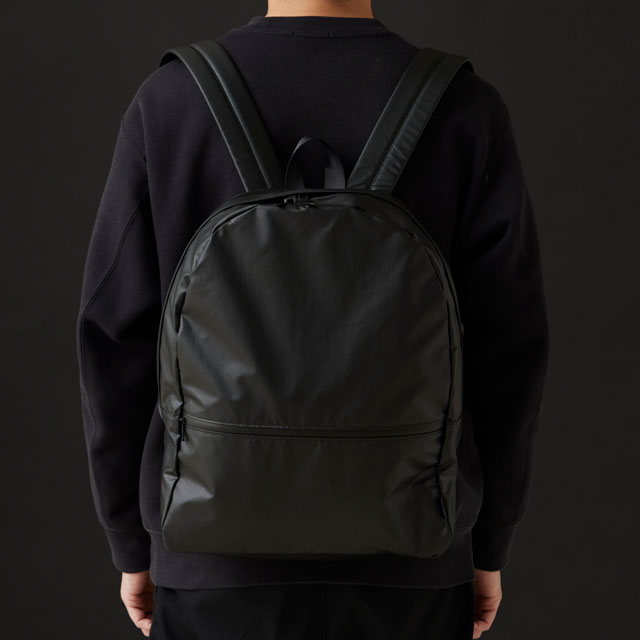 BACKPACK　-PREMIUM- BLACK×BROWN Synthetic Leather