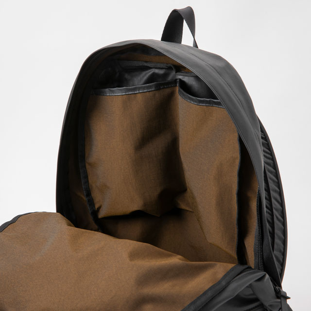 BACKPACK　-PREMIUM- BLACK×BROWN Synthetic Leather
