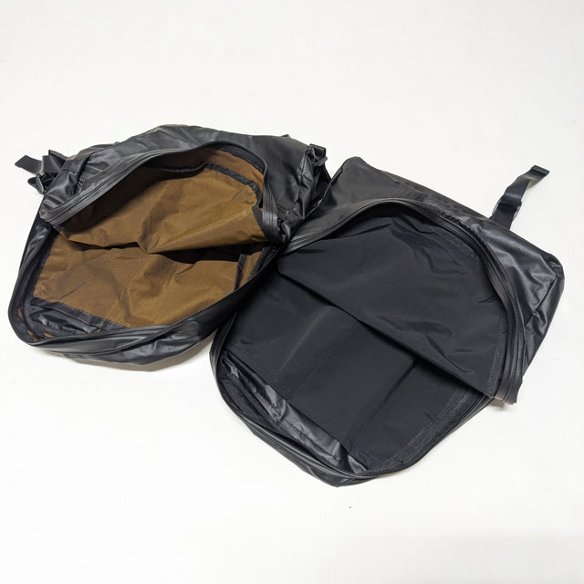 BACKPACK　-PREMIUM- BLACK×BROWN Synthetic Leather