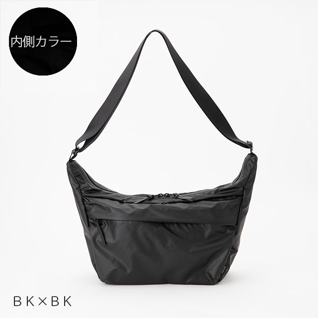 SHOULDER BAG-PREMIUM- BLACK×BLACK Synthetic Leather