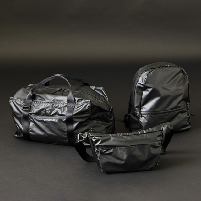 SHOULDER BAG-PREMIUM- BLACK×BLACK Synthetic Leather