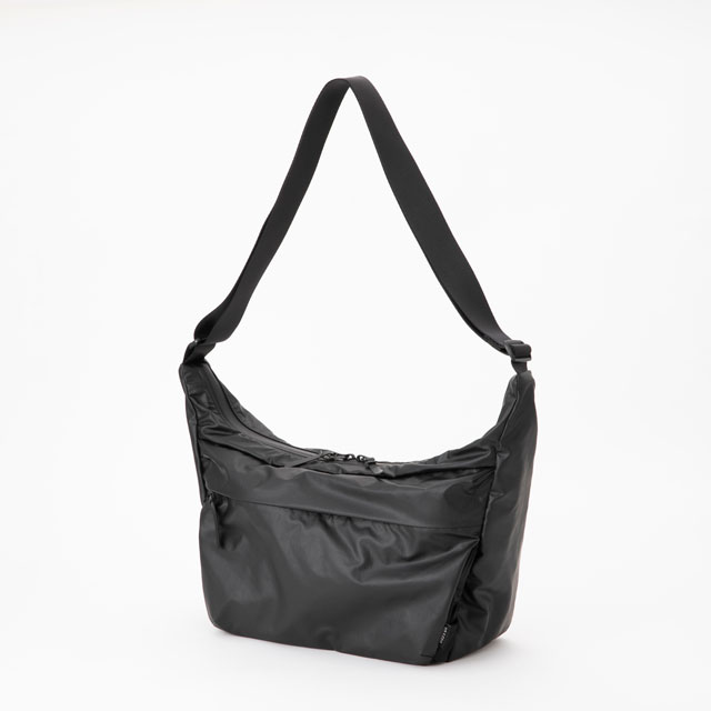 SHOULDER BAG-PREMIUM- BLACK×BLACK Synthetic Leather