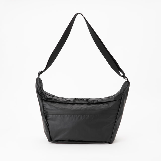 SHOULDER BAG-PREMIUM- BLACK×BLACK Synthetic Leather