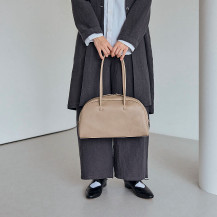 国産牛革のボストンバッグ　小