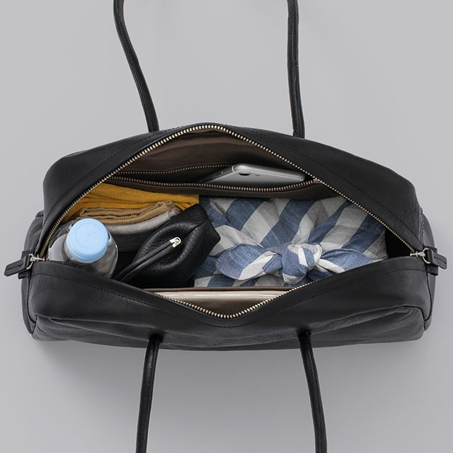 国産牛革のボストンバッグ 小