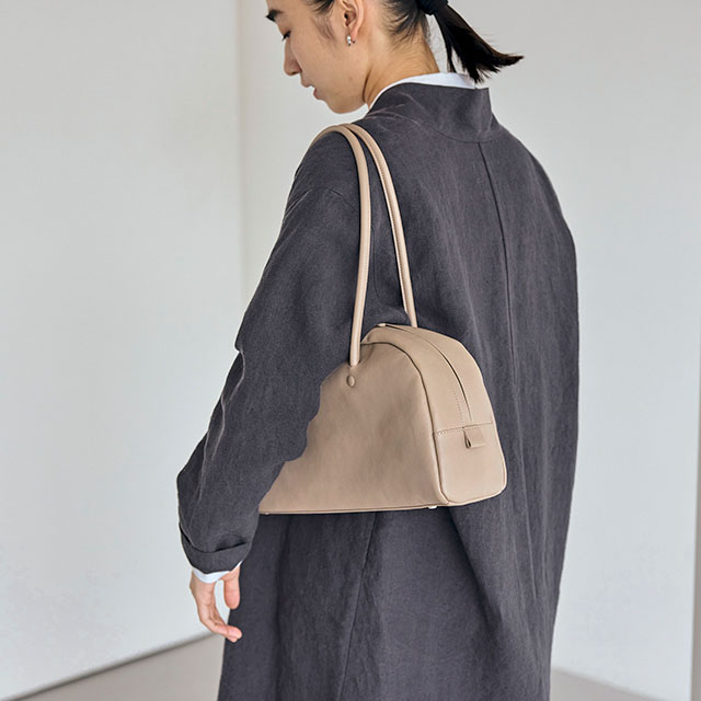 国産牛革のボストンバッグ 小