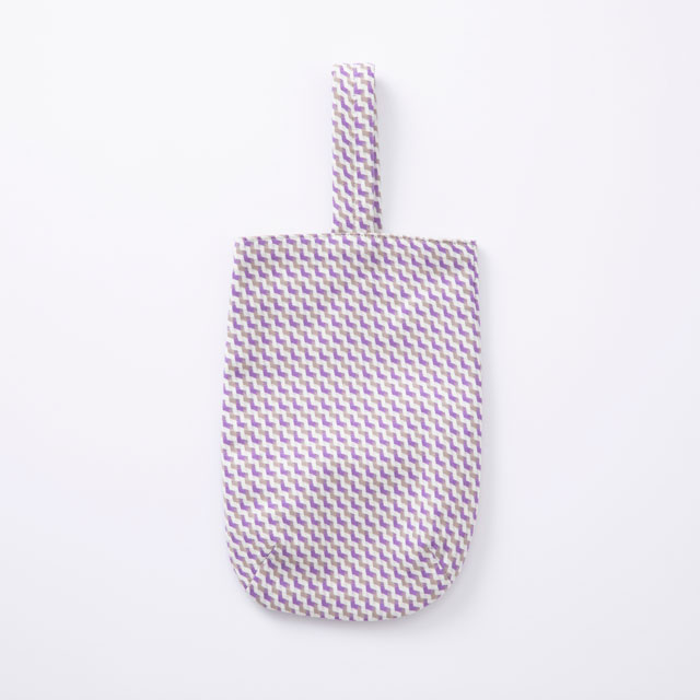 めぐり布　ミニバッグ　26 播州 カットドビー　紫