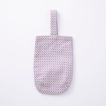 めぐり布 ミニバッグ 26 播州 カットドビー 紫