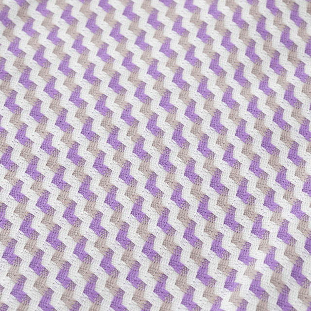 めぐり布　ミニバッグ　26 播州 カットドビー　紫