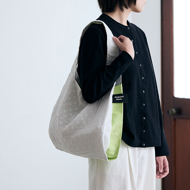 【WEB限定】Jacquard Works　TWINS bag M（ドット）