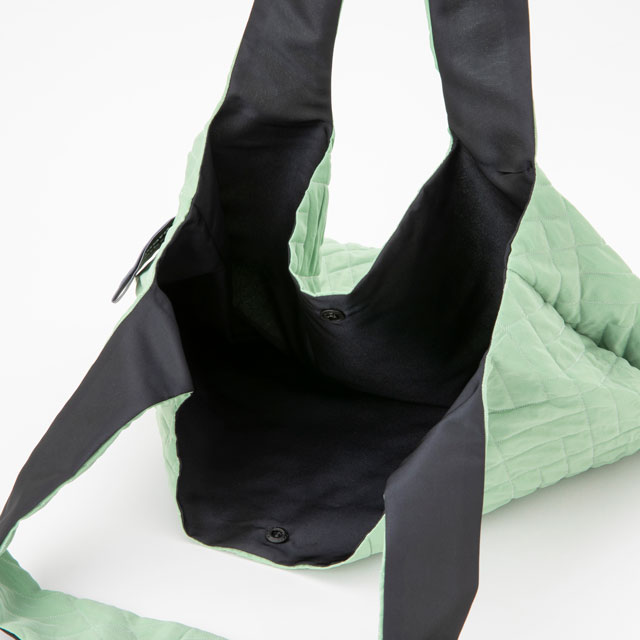 【WEB限定】Jacquard Works DOUBLE bag M green matrasse