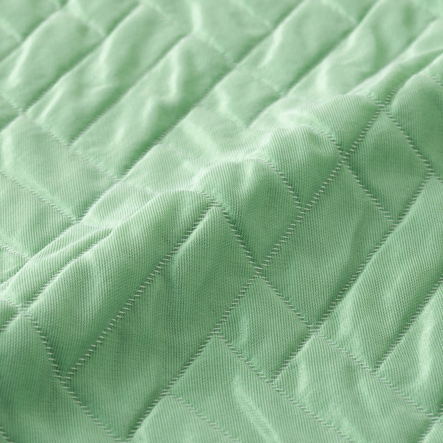 【WEB限定】Jacquard Works DOUBLE bag M green matrasse