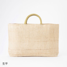 未使用保管品 中川政七商店　真田紐　トートバッグ　巾着付き　紫香　麻 未使用保管品 中川政七商店真田紐トートバッグ巾着付き紫香麻