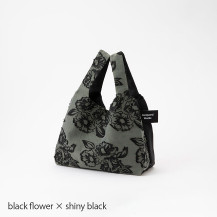 black flower × shiny black