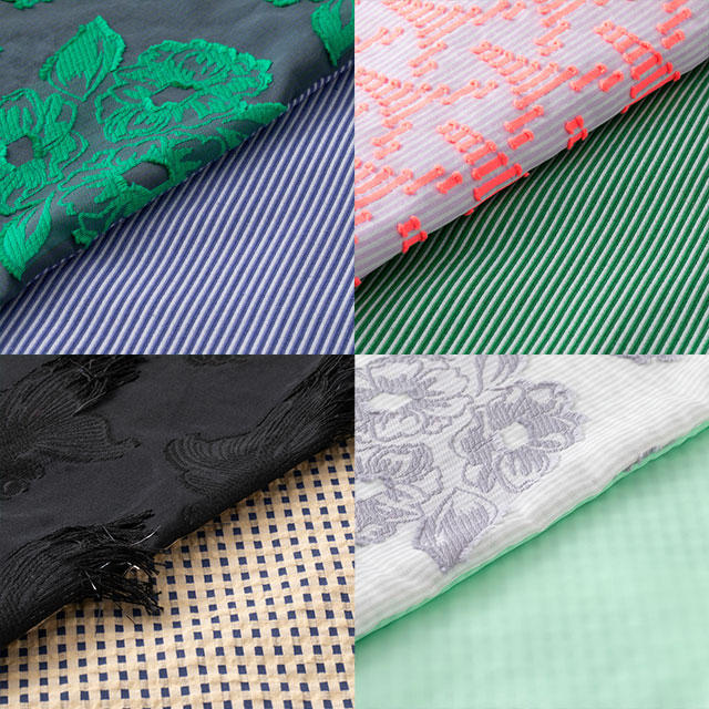【WEB限定】Jacquard Works　TWINS bag S（柄）ポケット付