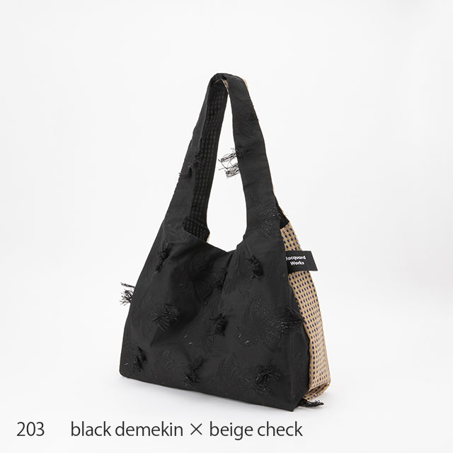 WEB限定】Jacquard Works TWINS bag M（柄）ポケット付｜かばん