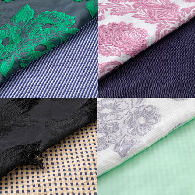 【WEB限定】Jacquard Works　TWINS bag M（柄）ポケット付