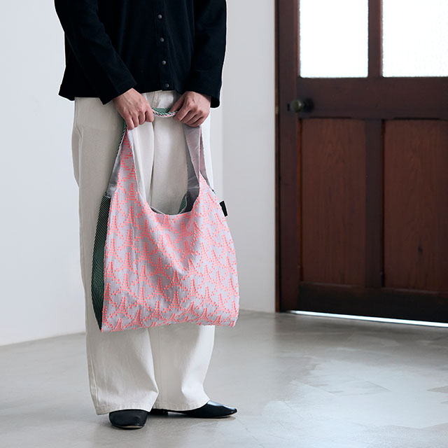 【WEB限定】Jacquard Works　TWINS bag M（柄）ポケット付