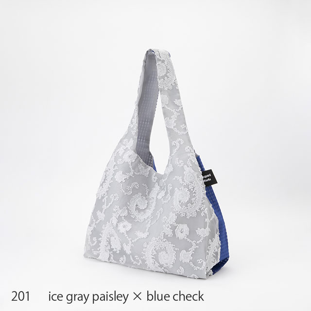 【WEB限定】Jacquard Works　TWINS bag M（ペイズリー）ポケット付