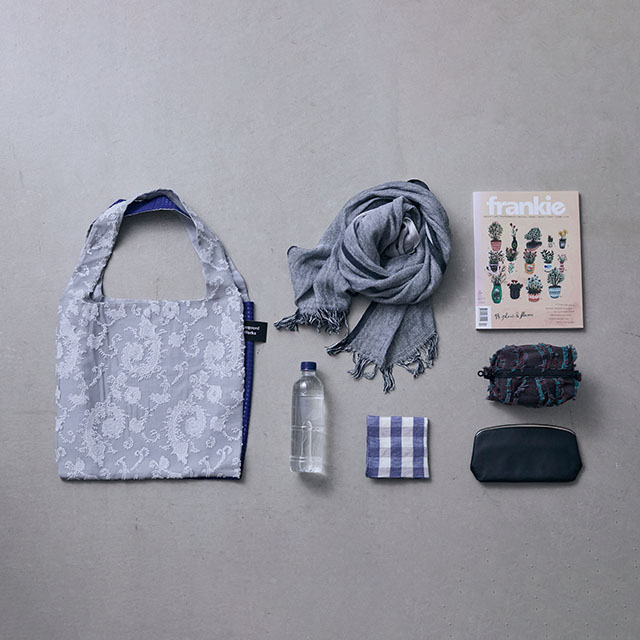 【WEB限定】Jacquard Works　TWINS bag M（ペイズリー）ポケット付