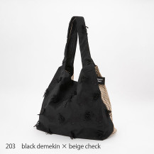 【WEB限定】Jacquard Works　TWINS bag L（柄）ポケット付