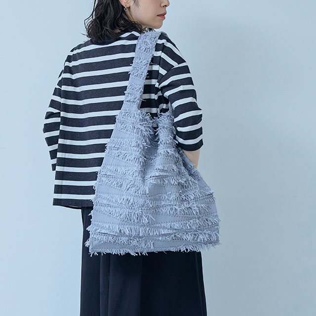 【WEB限定】Jacquard Works TWINS bag L(柄)ポケット付