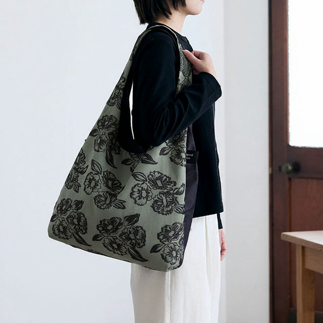 【WEB限定】Jacquard Works　TWINS bag L（柄）ポケット付