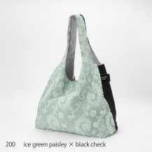 【WEB限定】Jacquard Works　TWINS bag L（ペイズリー）ポケット付