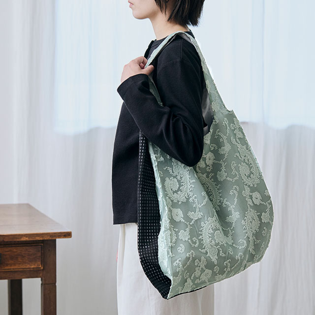 【WEB限定】Jacquard Works　TWINS bag L（ペイズリー）ポケット付