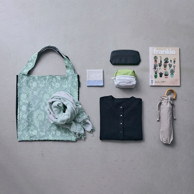 【WEB限定】Jacquard Works　TWINS bag L（ペイズリー）ポケット付