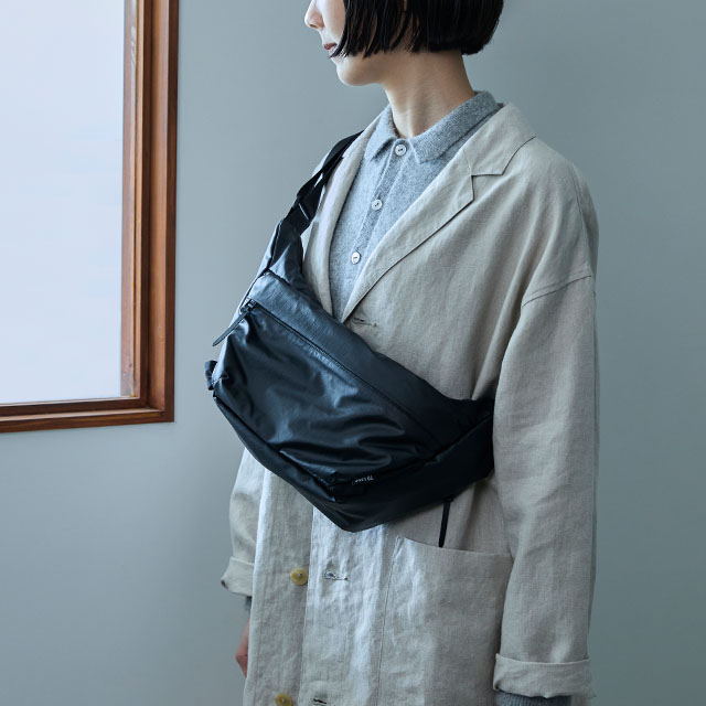 SHOULDER BAG MINI -PREMIUM- BLACK×BROWN