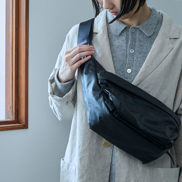 SHOULDER BAG MINI -PREMIUM- BLACK×BROWN