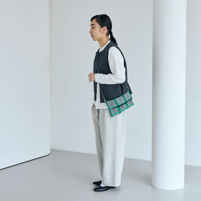 【WEB限定】Jacquard Works Flip bag