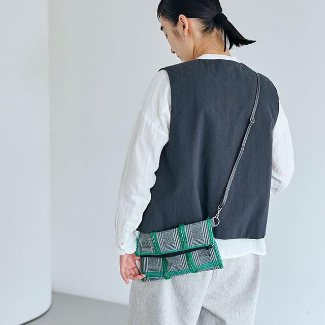 【WEB限定】Jacquard Works Flip bag