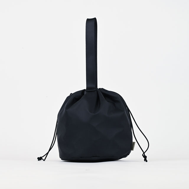 DRAWSTRING　SHOULDER　BAG BLACK