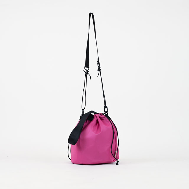 DRAWSTRING　SHOULDER　BAG BLACK