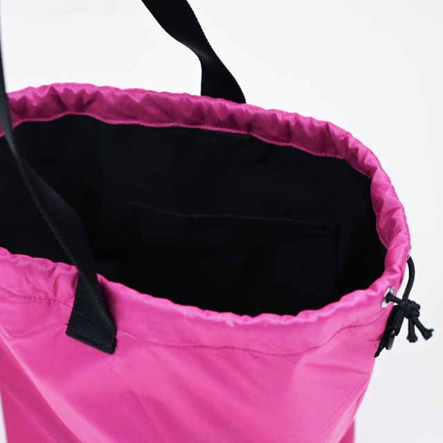 DRAWSTRING　SHOULDER　BAG BLACK