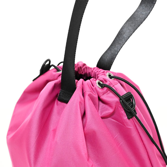 DRAWSTRING　SHOULDER　BAG BLACK
