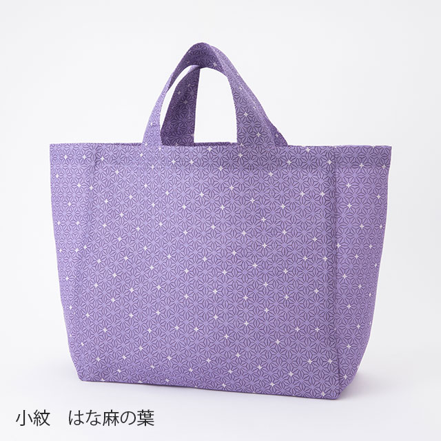 【WEB限定】残布でつくった小紋柄のエコバッグ