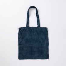 藍染フラットバッグ