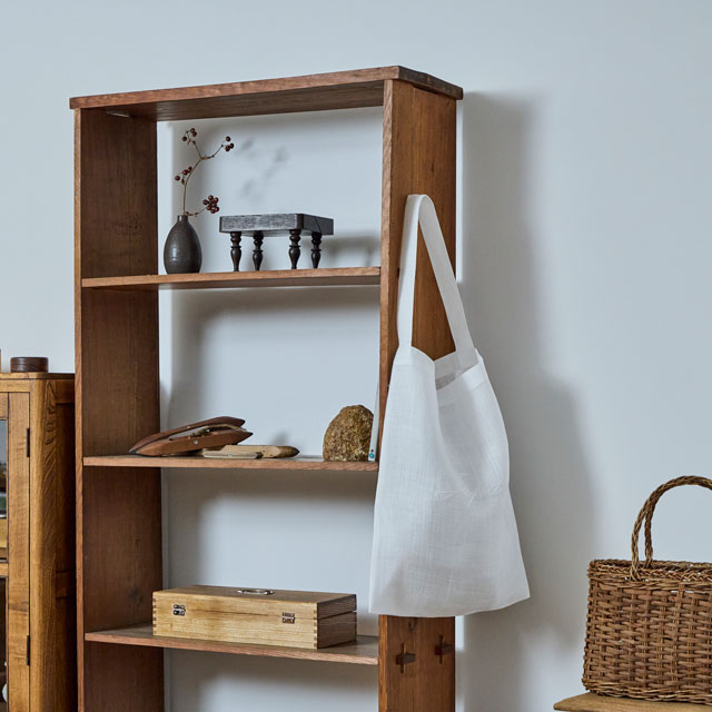 くらしの工藝布　横振刺繍　バッグ