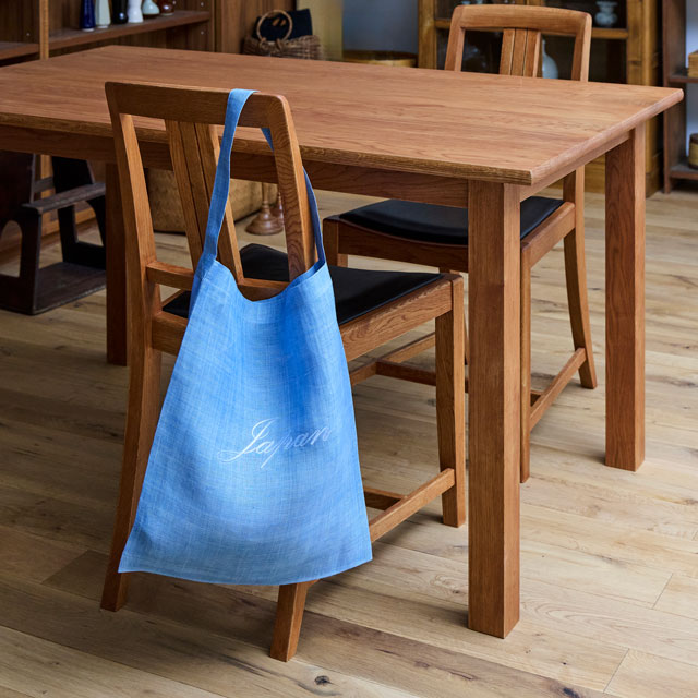 くらしの工藝布　横振刺繍　バッグ