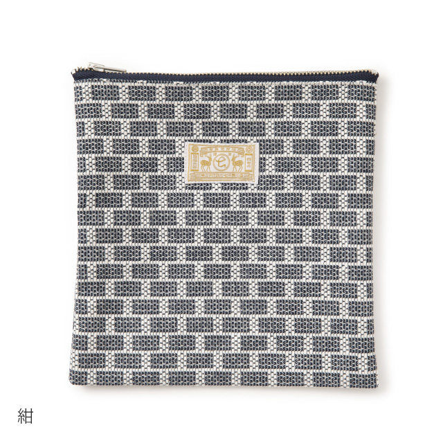 織り刺し子ポーチ い組 かばんの中身 中川政七商店 公式サイト