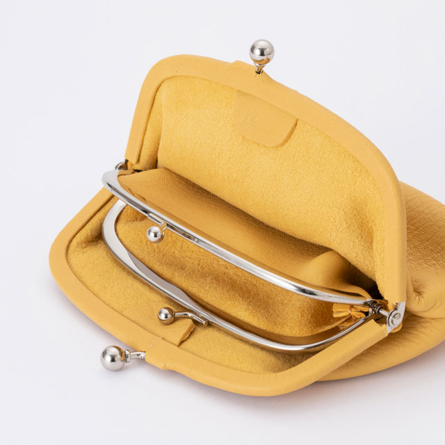 鹿革の親子がま口